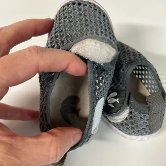 FEETCITY 12-18month Kids Breathable Mesh Shoes—Grey Size 5 - Picture 4 of 13